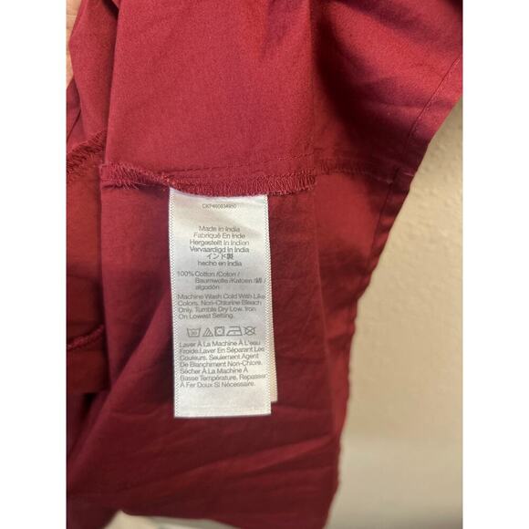 NWT Madewell Puff-Sleeve Mini Dress Poplin Fall Photos Tiered 100% cotton pocket - Picture 6 of 10